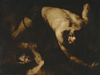 &#039;Ixi&oacute;n&#039;. Jos&eacute; de Ribera. &Oacute;leo sobre lienzo de 1632.