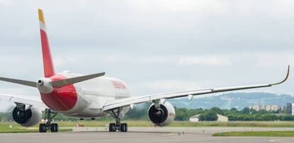 Uno de los A350 de Iberia.