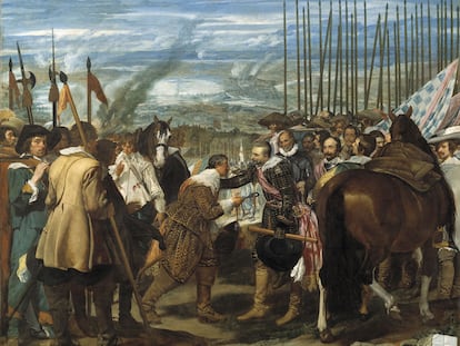 <i>La rendición de Breda</i>, de Velázquez, reproduce un episodio clave en la llamada guerra de los Ochenta Años.