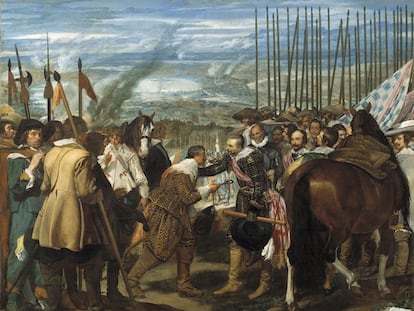 <i>La rendición de Breda</i>, de Velázquez, reproduce un episodio clave en la llamada guerra de los Ochenta Años.