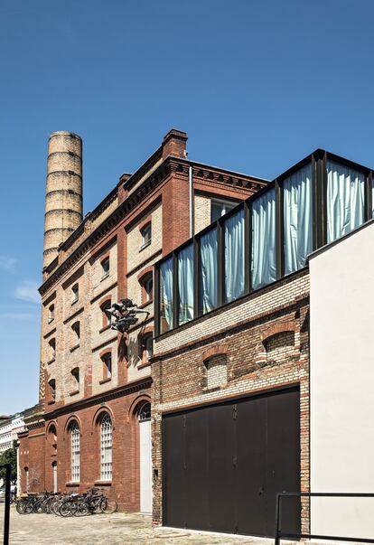 Exterior del atelier donde se encuentra el estudio de Ai Weiwei, en la frontera norte del barrio berlinés de Mitte. Tiene como vecino al artista danés Olafur Eliasson.