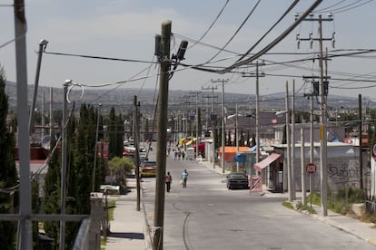 Una calle de La Trinidad (Zumpango, Estado de México).