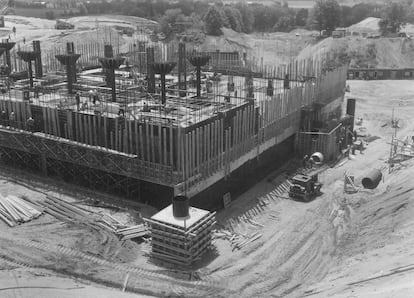 Bunker construction in 1961