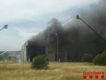 L&#039;incendi de Castellar del Vall&egrave;s.