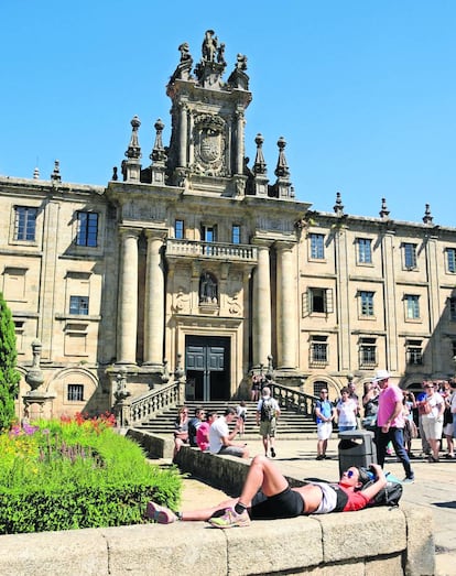 Monasterio de San Martín Pinario, en Santiago de Compostela, en Galicia