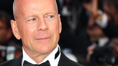 Bruce Willis acude a la proyección de 'Moonrise Kingdom', en el Festival de Cannes de 2012.