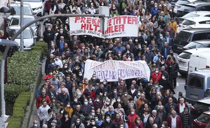 Manifestación en Zaldibar el sábado por la gestión del vertedero derrumbado.