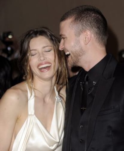 Jessica Biel y Justin Timberlake, en una foto del 3 de mayo de 2010.