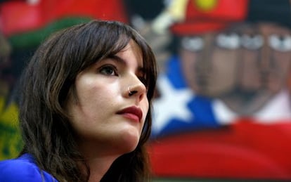 La diputada electa del Partido Comunista de Chile Camila Vallejo.