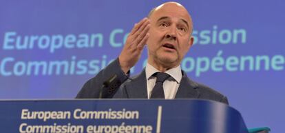 El comisario europeo de Asuntos Econ&oacute;micos, Pierre Moscovici.