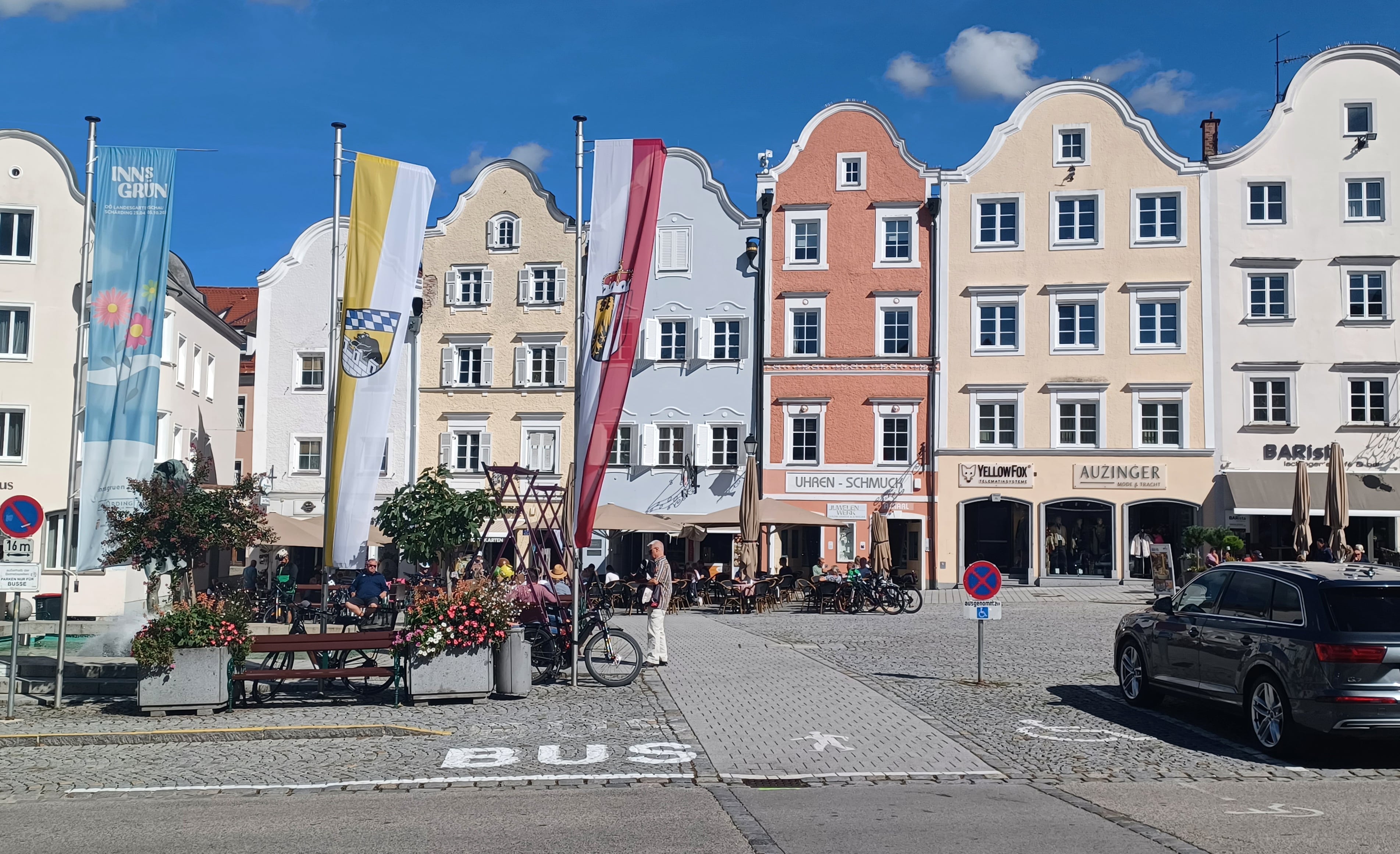 El centro histórico de Schärding, en la región de Alta Austria, el pasado miércoles.