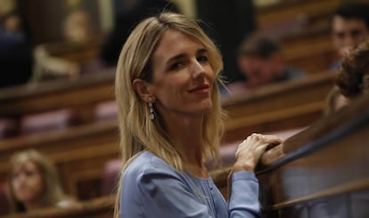 Cayetana Álvarez de Toledo, este martes en el Congreso. 