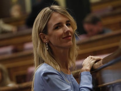 Cayetana Álvarez de Toledo, este martes en el Congreso. 