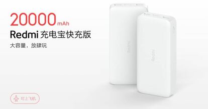 Nuevas powerbank de Redmi con hasta 20.000 mAh.