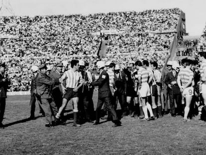 El duelo entre Racing de Avellaneda y Celtic de Glasgow de 1967 hubo cinco expulsados en el partido de desempate.