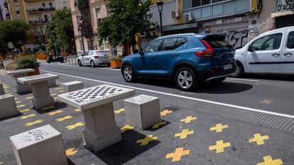 Súpermanzana de La Petxina en Valencia.