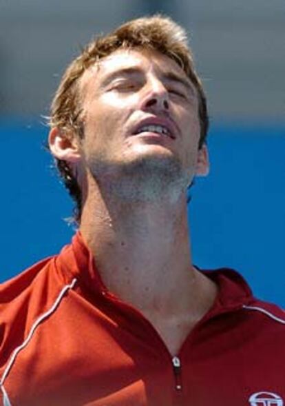 Juan Carlos Ferrero, desolado.