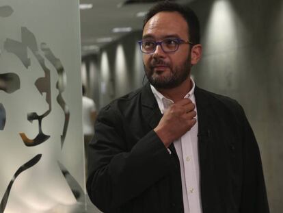 El portavoz parlamentario del PSOE, Antonio Hernando, en el Congreso.