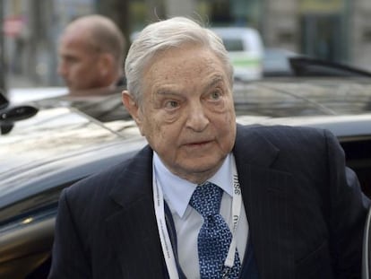 El magnate estadounidense George Soros, el pasado 6 de febrero en M&uacute;nich.