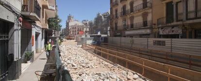 Obras del Mercado Central de Tarragona.