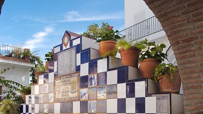 La fuente y lavadero del Chorro, en Istán, Málaga.