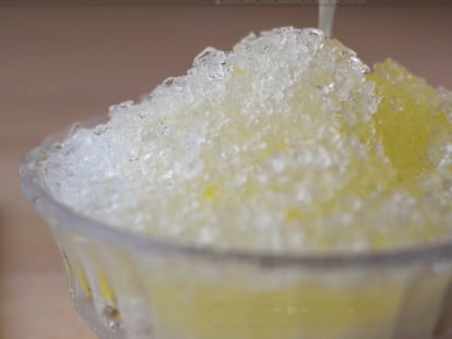Raspado de limón y romero