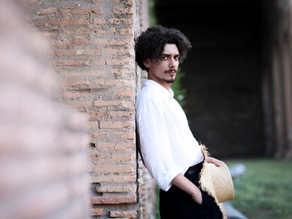El escritor italiano Bernardo Zannoni, en Roma en julio pasado.