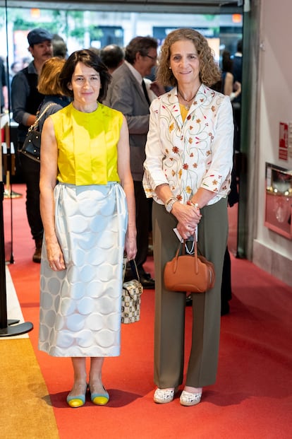 Ángeles González Sinde y la Infanta Elena