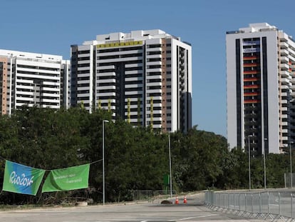 Edifício da Vila Olímpica destinado ao alojamento