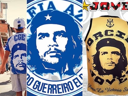 Torcidas de Cruzeiro e Flamengo usam Che Guevara como símbolo.