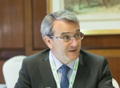 Antonio Le&oacute;n Serrano, presidente de Caja Rural de Granada y presidente  de la Unacc.