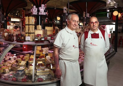 Juan Méndez (izquierda), dueño de La Boulette, y Benjamín Jiménez.