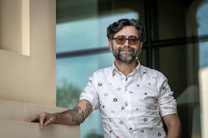 El biólogo Ardem Patapoutian, ganador del Nobel de Medicina, en un hotel de Valencia, el 3 de junio.