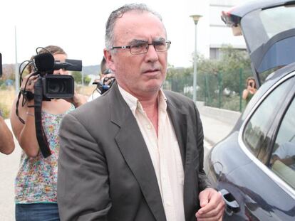 Josep Manel Bassols surt dels jutjats del Vendrell després de ser detingut el juliol del 2016.