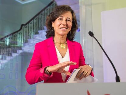 Ana Bot&iacute;n, presidenta de Banco Santander.