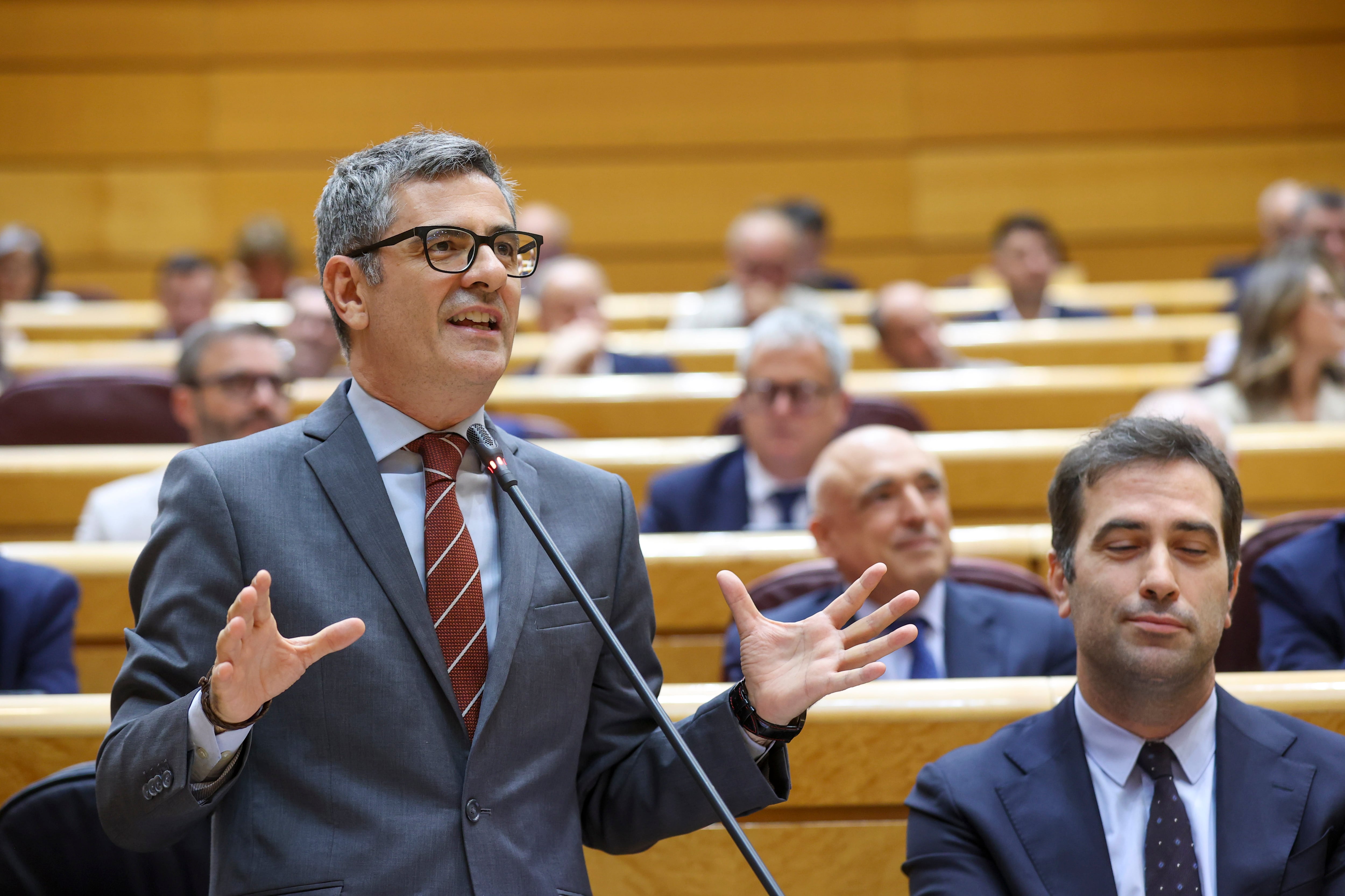 El PP exige querellas del Gobierno frente a la corrupción y Bolaños presume de la independencia judicial