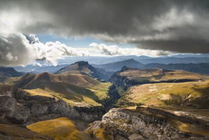 Añisclo canyon, in Sobrarbe, gateway to Ordesa national park.