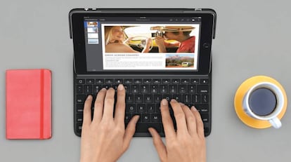 El modelo Logitech Create para iPad Pro, una de las fundas con teclado analizadas en la comparativa.