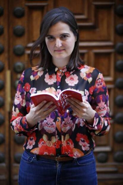 La escritora Gabriela Ybarra, en Madrid, en 2015.