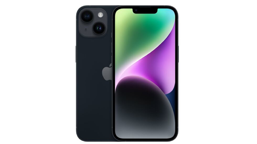 Móvil iPhone 14 con 128 GB de capacidad .