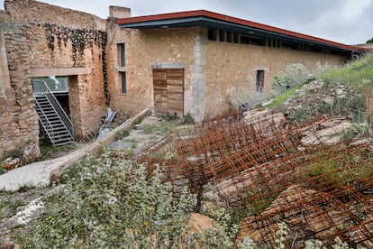 Aspecto exterior del centro de recepción de visitantes del castillo de Sagunto. 



