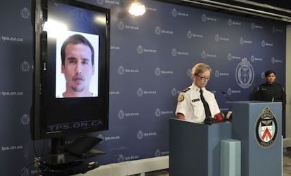 Pol&iacute;cia de Toronto divulga imagem de Thye Mattos Ventura.