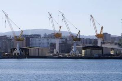 Gradas de los astilleros del Puerto de Vigo. EFE/Archivo