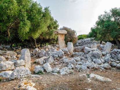 Poblado talayótico de Binissafullet, en el sureste de Menorca, en una imagen de archivo.