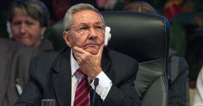 Castro en la Cumbre de Estados del Caribe celebrada en La Habana. 