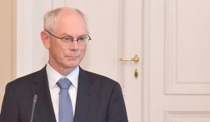 El presidente de la Comisión Europea, Herman Van Rompuy