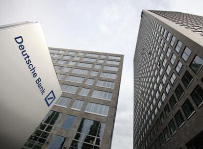 La sede del Deutsche Bank en Francfort.
