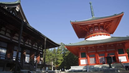 Templos budistas en Koyasan.