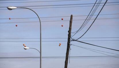 Lineas de electricidad en Madrid