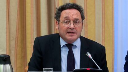 El fiscal general del Estado, Álvaro García Ortiz, durante una comparecencia en la Comisión de Justicia del Congreso, a finales de diciembre.